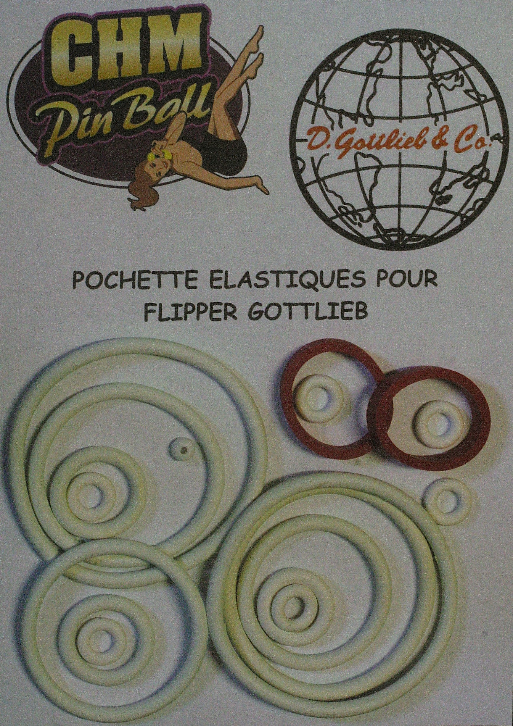 Kit élastiques Et Doigts De Flipper Rouge Pour Bally Wizard - Neuf